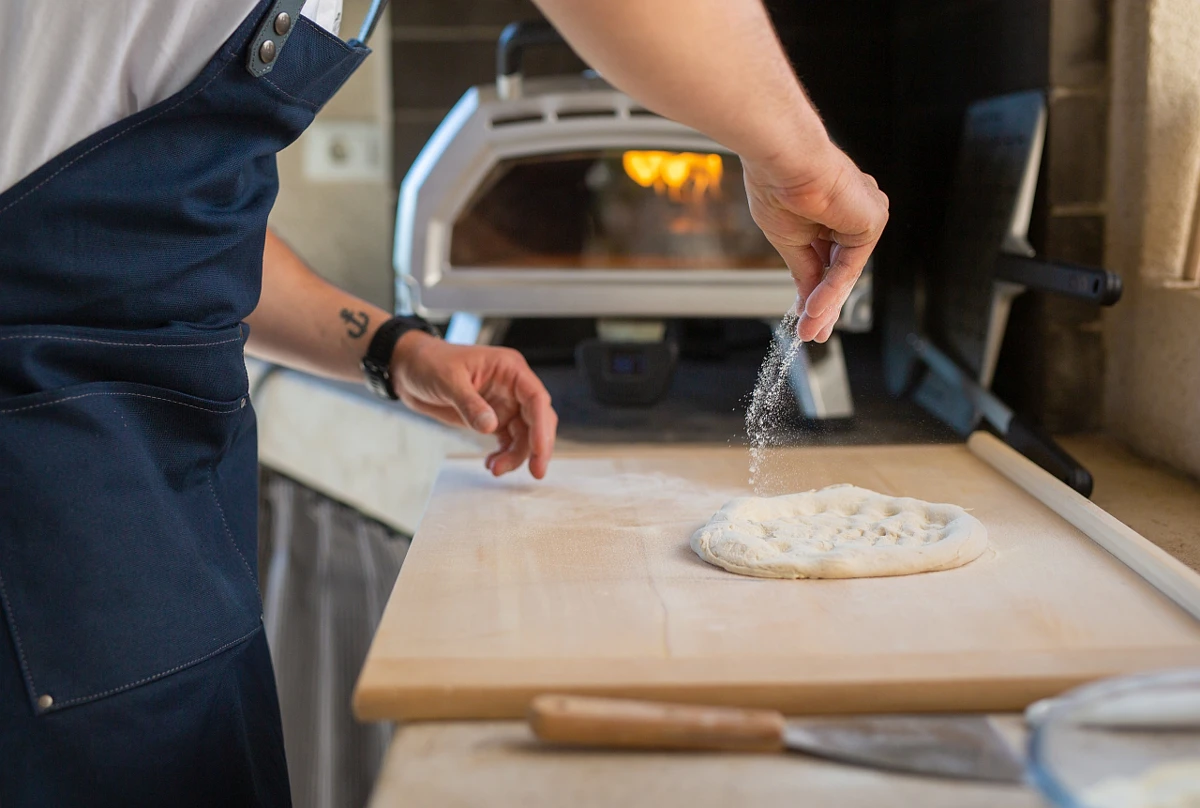 Pizza flour dough