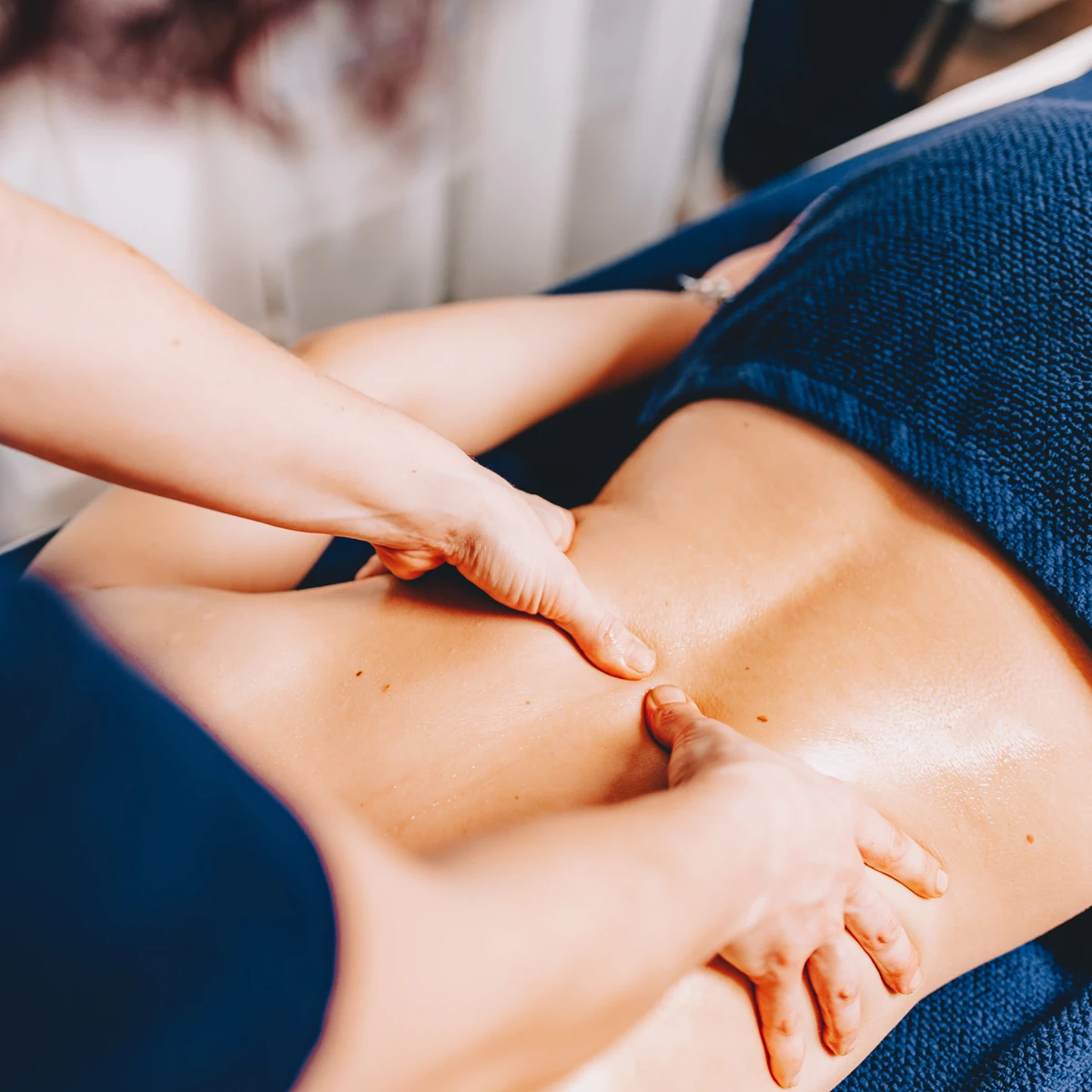 Lower back massage